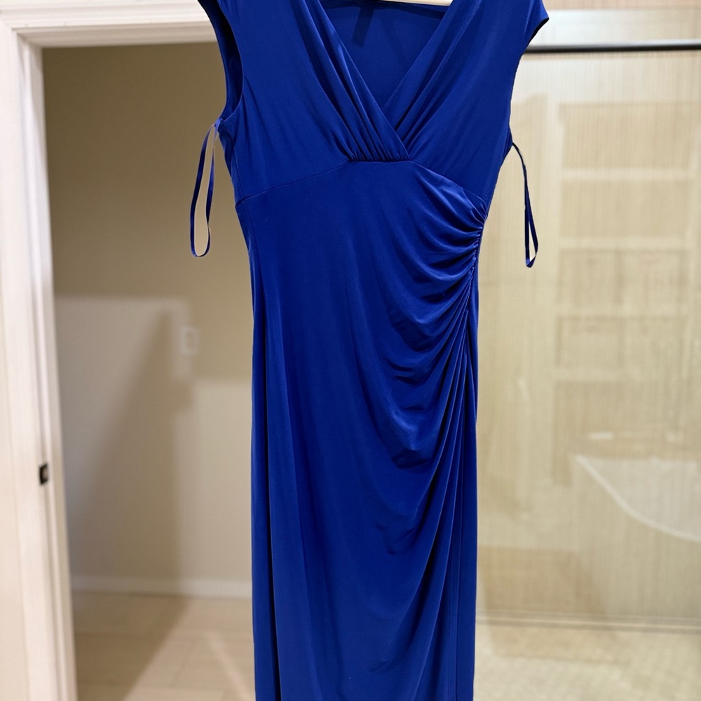 Ralph Lauren Royal Blue Midi Dress
